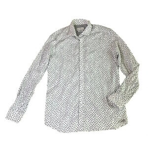 Robert Graham X Tailored Fit Floral Button-Down Shirt Long Sleeve Size 17 XL Men